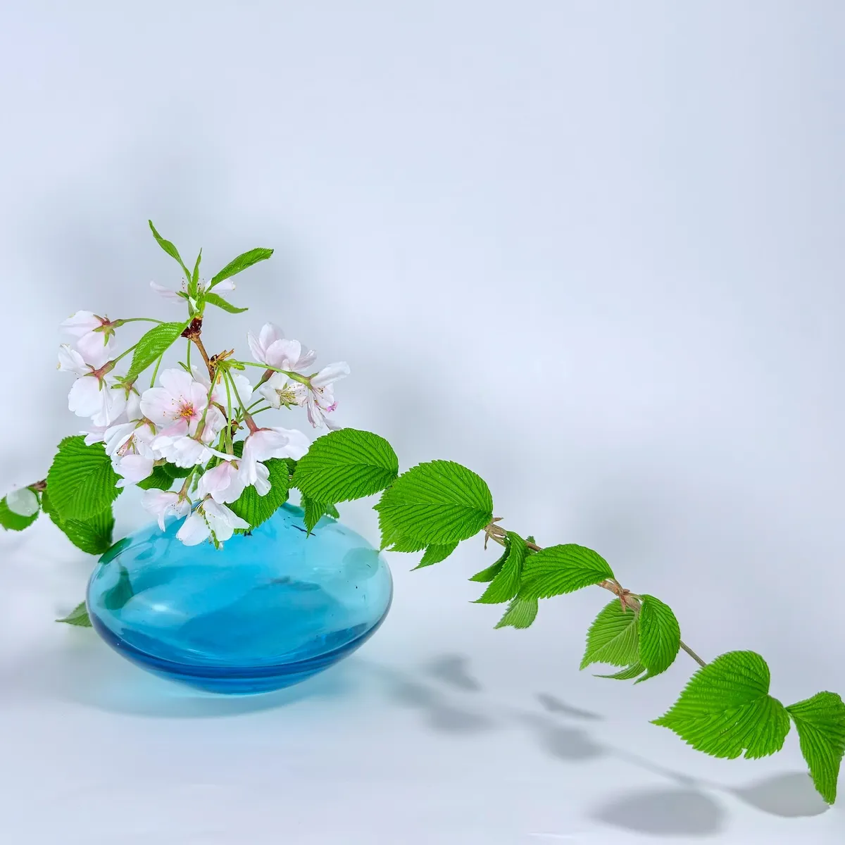 Spring Blossoms ikebana arrangement
