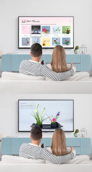 Zen Flowers New Creations on Apple TV