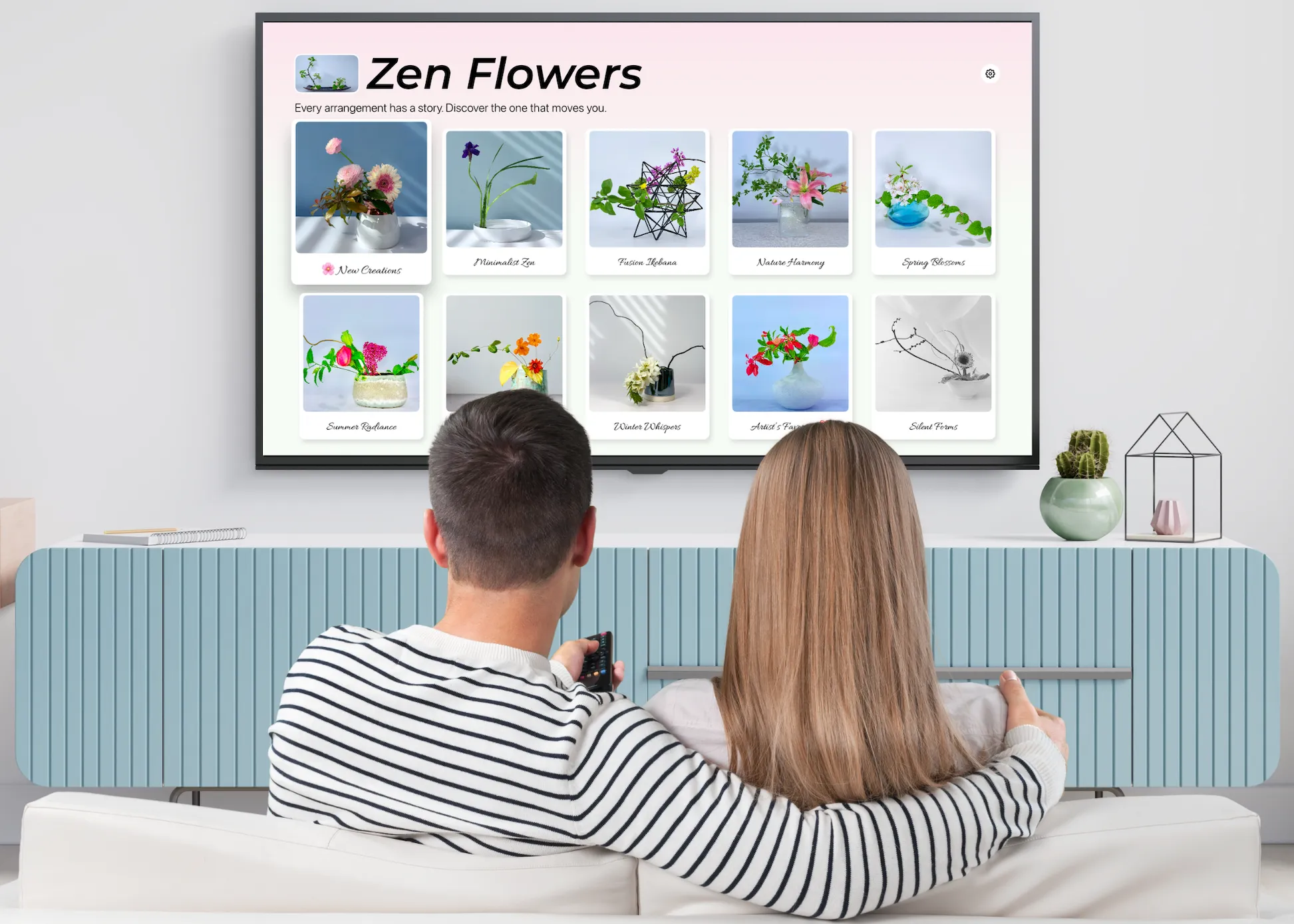 Zen Flowers on Apple TV