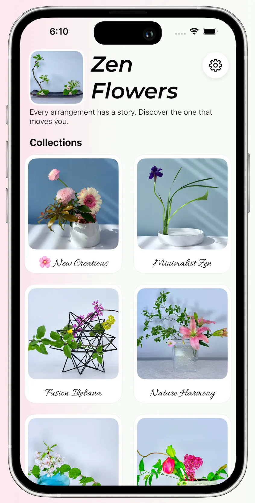 Zen Flowers on iPhone
